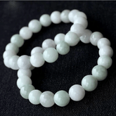Bracelet Perles Jadéite | Lithothérapie Stéphanie